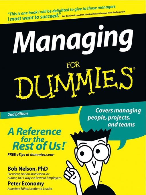 Title details for Managing For Dummies by Bob Nelson - Available